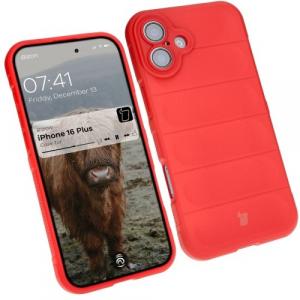 Pancerne etui Bizon Case Tur do iPhone 16 Plus, czerwone