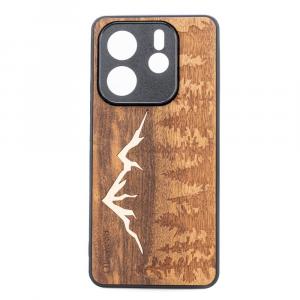 Drewniane etui do Xiaomi Redmi Note 14 5G, Bewood Góry Imbuia