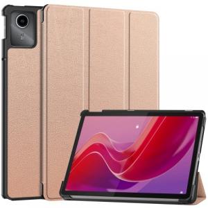 Etui Bizon Case Tab Croc do Lenovo Tab M11, różowozłote