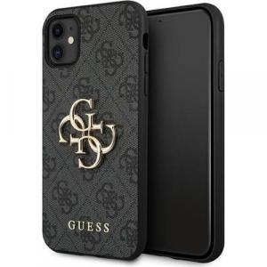 Etui Guess 4G Big Metal Logo do iPhone 11 / XR, szare