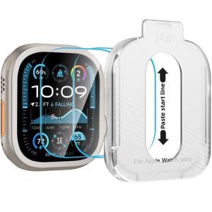 Szkło hartowane Tech-Protect Easy Set+ do Apple Watch Ultra 2/1 49 mm, z ramką aplikacyjną, 2 sztuki