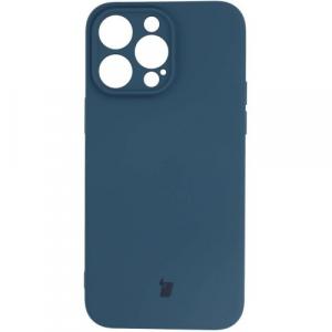 Etui Bizon Case Silicone do iPhone 14 Pro Max, granatowe