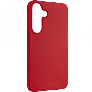 Etui Fixed Story do Galaxy S25 Plus, czerwone