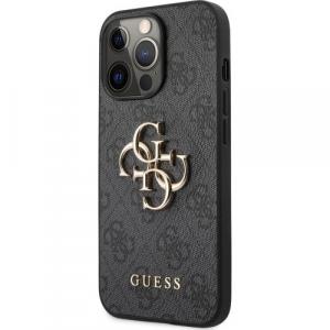 Etui Guess 4G Big Metal Logo do iPhone 13 / 13 Pro, szare