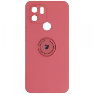 Etui Bizon Case Silicone Ring do Redmi A1, brudny róż