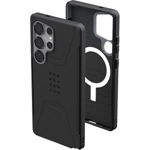 Etui pancerne Urban Armor Gear Civilian Magnet do Galaxy S25 Ultra, czarne