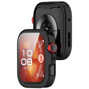 Etui z osłoną ekranu Bizon Case Watch Felipe do Huawei Watch Fit 4, czarne