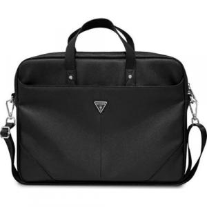 Torba Guess Saffiano Triangle Logo Laptopy do 16'', czarna