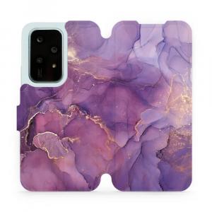Etui z klapką do Honor 200 Lite, Mobiwear Book, fioletowe