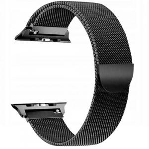 OUTLET: Stalowa bransoletka Tech Protect Milaneseband do Apple Watch 49/46/45/44 mm, czarny