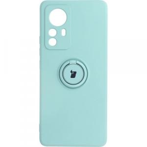 Etui Bizon Case Silicone Ring do Xiaomi 12 Pro, turkusowe