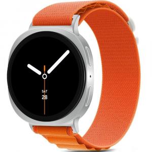 Pasek Tech-Protect Nylon Pro do Galaxy Watch 8 40 mm / 44 mm / 8 Classic 46 mm, pomarańczowy
