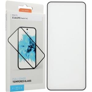 Szkło hartowane Fixed 2.5D Full Cover Tempered Glass do Xiaomi Redmi 14C / POCO C75, czarna ramka