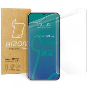 Folia hydrożelowa na ekran Bizon Glass Hydrogel Front do Galaxy S24 Plus, 2 sztuki