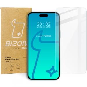 Szkło hartowane Bizon Glass Clear 2 do iPhone 15 Plus / 15 Pro Max / 16 Plus