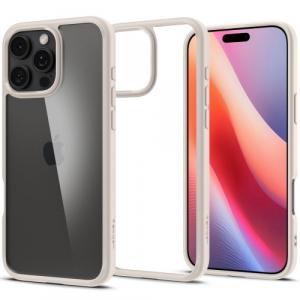 Etui Spigen Ultra Hybrid do iPhone 16 Pro Max, przezroczysto-beżowe