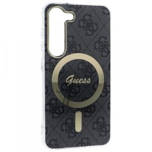 Etui Guess Hardcase 4G MagSafe do Galaxy S23 Plus, czarne