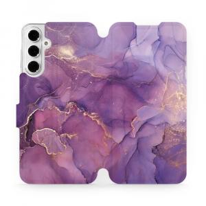 Etui z klapką do Galaxy A16 5G, Mobiwear Book, fioletowe
