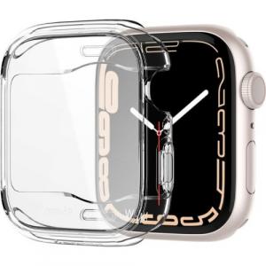 Etui z osłoną ekranu Spigen Ultra Hybrid do Apple Watch 9 / 8 / 7 45 mm, przezroczyste