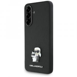Etui Karl Lagerfeld Hardcase Saffiano Metal Logo do Galaxy A56 5G, czarne