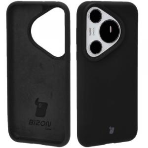 Silikonowe etui Bizon Soft Case do Huawei Pura 70 Pro / Pro+, czarne