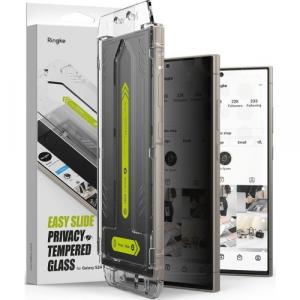 Szkło prywatyzujące na ekran z aplikatorem Ringke Easy Slide 2-Pack Privacy do Galaxy S24 Ultra, 2 sztuki