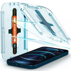 Szkło do etui + Aplikator Spigen Glas.tr EZ Fit iPhone 12 Pro Max