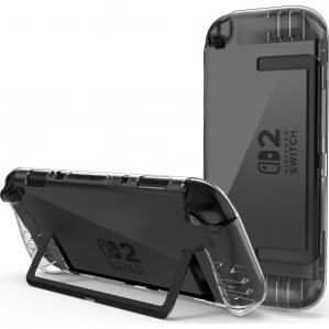 Etui Tech-Protect Flexair do Nintendo Switch 2, przezroczyste