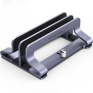Aluminiowy pionowy stojak / uchwyt Ugreen do laptopów / tabletów 12 do 26 mm, srebrny