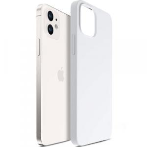 Etui silikonowe 3mk Hardy Silicone MagCase MagSafe do iPhone 12, białe