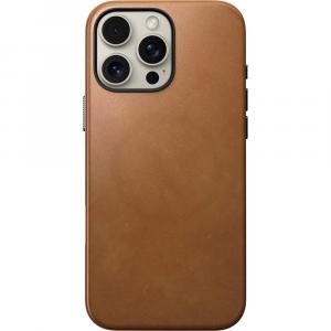 Skórzane etui Nomad Traditional Leather MagSafe do iPhone 16 Pro Max, jasnobrązowe