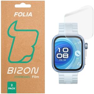 Folia hydrożelowa na ekran Bizon Glass Watch Hydrogel do Huawei Watch Fit 4 / 4 Pro, 2 sztuki