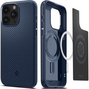 Etui Spigen Mag Armor MagSafe do iPhone 15 Pro Max, granatowe