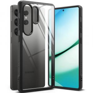 Etui Ringke Fusion Bold do Galaxy S25 Ultra, przezroczyste z czarną ramką