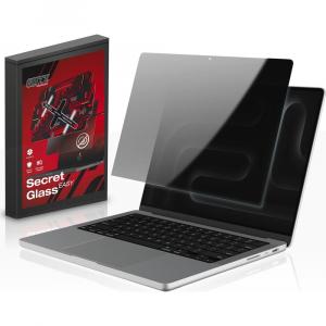 Szkło hybrydowe, prywatyzujące na ekran Grizz SecretGlass Easy do MacBook Pro 14\