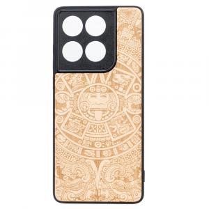 Drewniane etui do Motorola Edge 60 Fusion / Motorola Edge 60, Bewood Kalendarz Aztecki Aniegre
