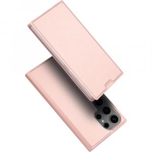 Etui z klapką Dux Ducis Skin Pro do Galaxy S25 Ultra, różowozłote