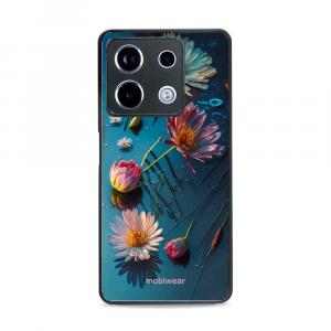 Etui ochronne do Xiaomi Redmi Note 13 Pro 5G, Mobiwear Glossy Case, niebiesko-kwieciste