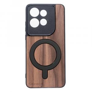 Drewniane etui do Motorola Edge 50 Neo, Bewood Orzech Amerykański MagSafe