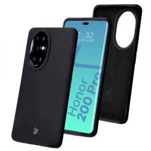 Silikonowe etui Bizon Soft Case do Honor 200 Pro, czarne