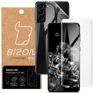 Folia hydrożelowa na tył i przód Bizon Glass Hydrogel, Galaxy S21