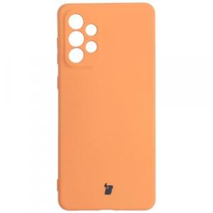 Etui Bizon Case Silicone do Galaxy A73 5G, pomarańczowe