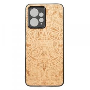 Drewniane etui Bewood Redmi Note 12 4G, Kalendarz Aztecki Aniegre