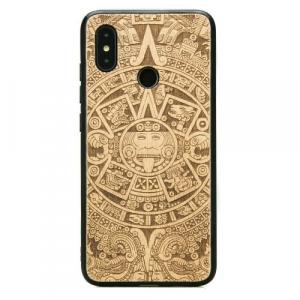 Drewniane etui Bewood Xiaomi Mi 8 KALENDARZ AZTECKI ANIEGRE