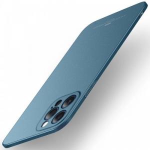 Etui MSVII Precise Hole iPhone 12 Pro, matowy niebieski