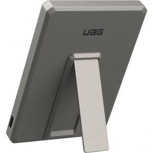 Powerbank indukcyjny z podstawką Urban Armor Gear SRGE Ultra Slim 20W, 5000mAh, magnetyczny do MagSafe + kabel USB-C, czarno-tytanowy
