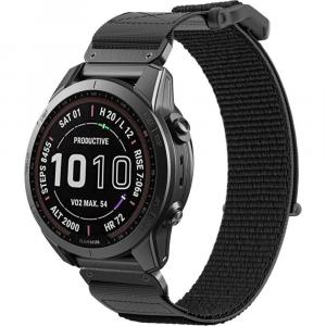 OUTLET: Pasek Tech-Protect Scout, QuickFit 26 mm do Garmin Fenix 8 (51 mm) / 7X Pro / 7X / 6X Pro, czarny