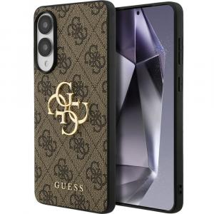 Etui Guess Hardcase Big 4G Logo Classic Logo do Galaxy S25 Edge, brązowe