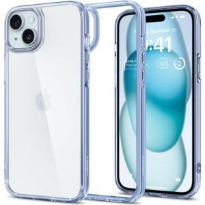 OUTLET: Etui Spigen Ultra Hybrid do iPhone 15, przezroczysto-niebieskie