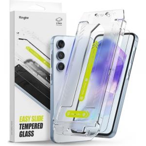 Szkło hartowane na ekran z aplikatorem Ringke Easy Slide 2-Pack do Galaxy A55 5G, 2 sztuki